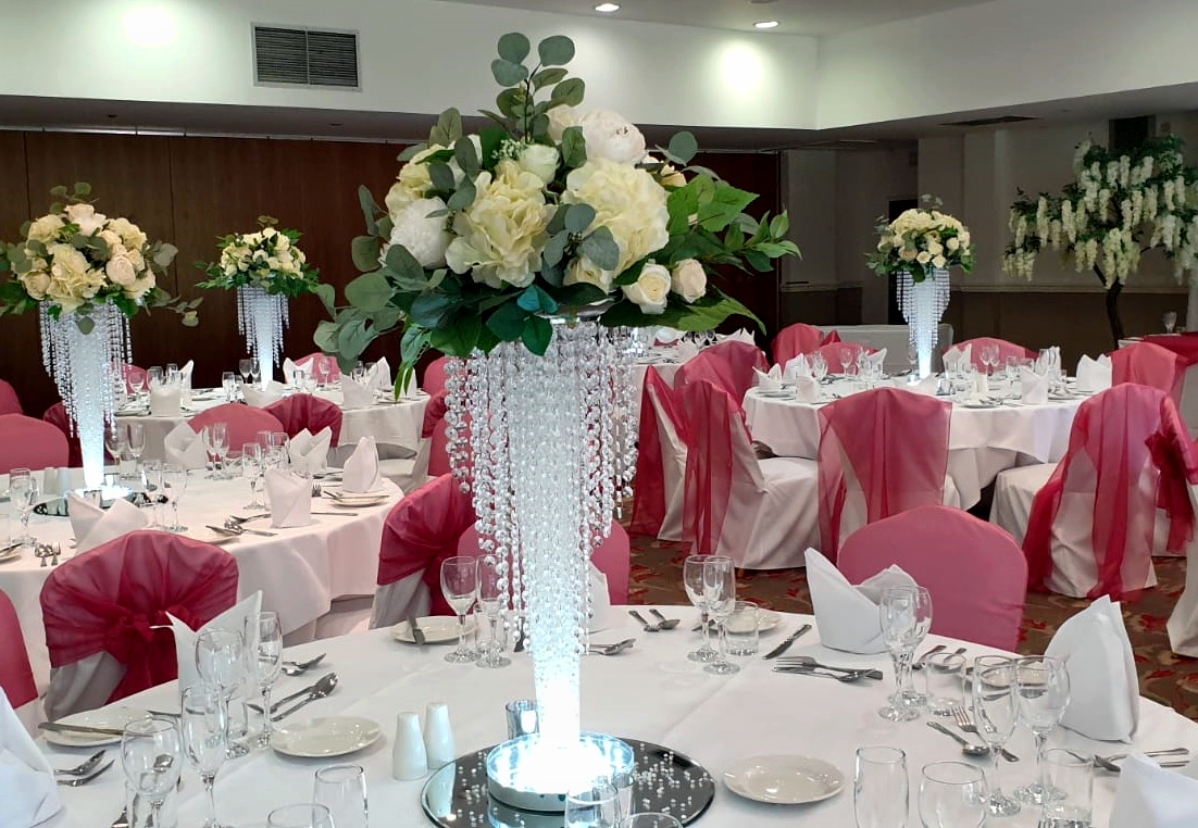 With Cream & Greenery Toppers 