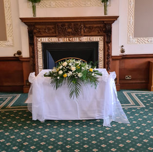 Organza Small Table Swag £10 Each