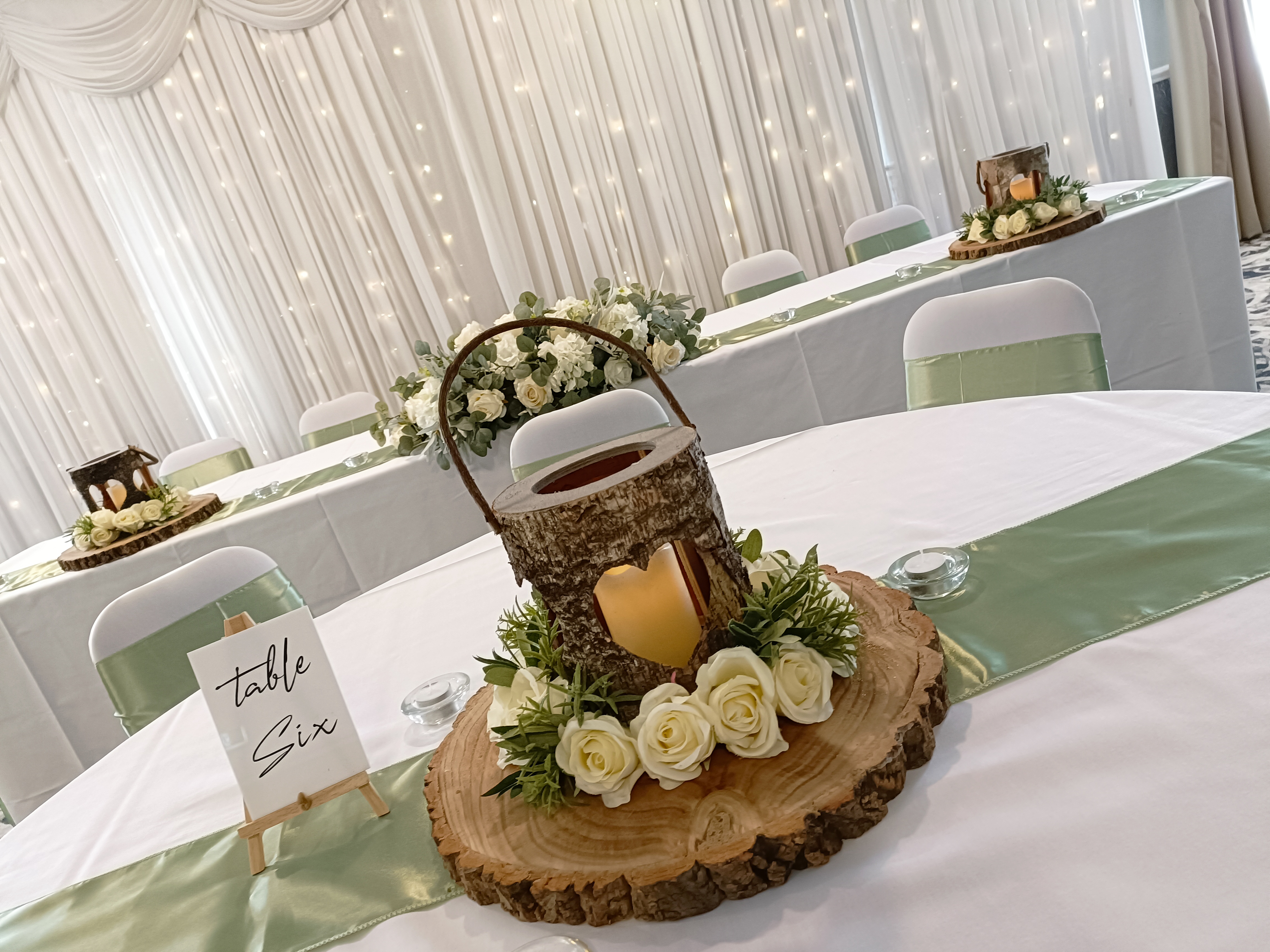 With Cream Rose Wreath