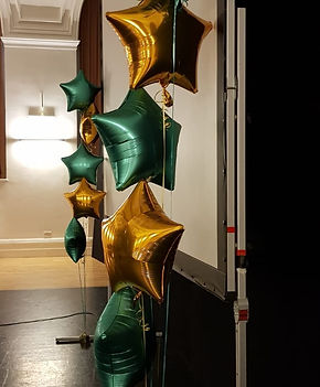 Cluster of 5 Foil Balloons