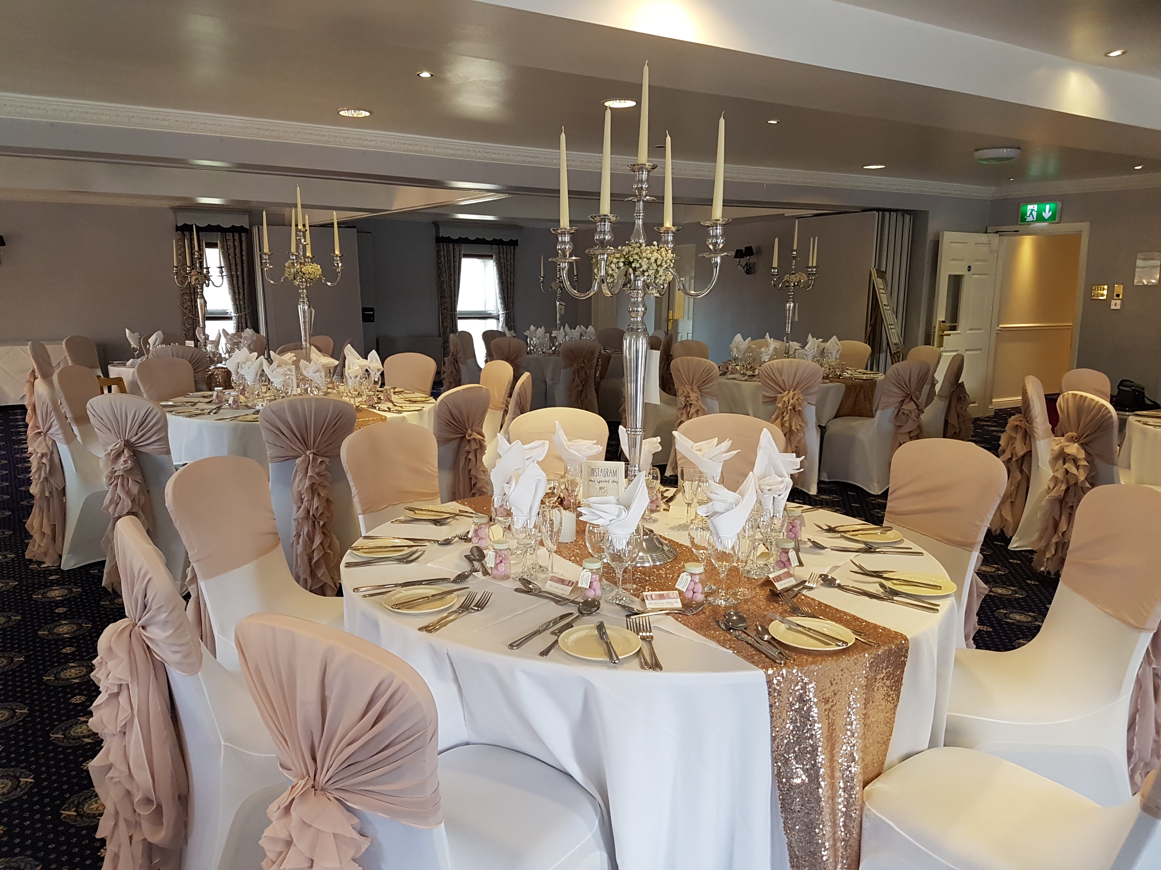 Candelabra with gyp