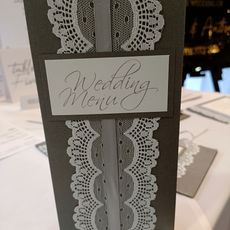 Scalloped Lace Menu