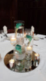 With Artificial Teal Calla Lily Trio