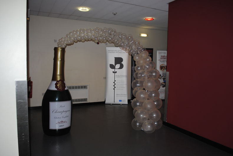 Champagne Balloon Arch