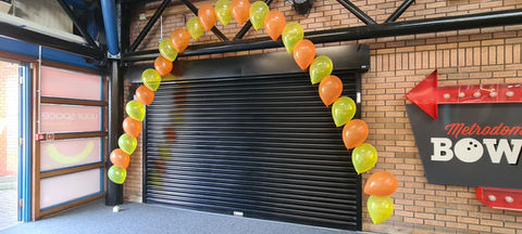 Single Pearl Arch In Yellow & Orange