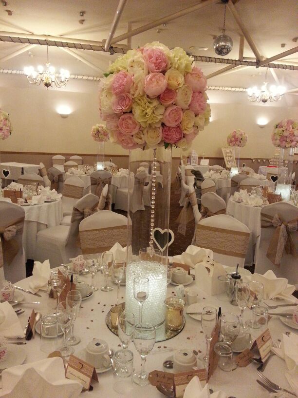 Tall Cylinder Vase Hire Glamourpuss Weddings Barnsley Yorkshire