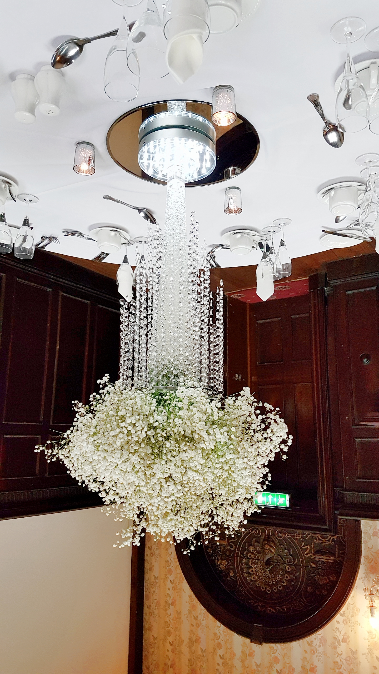 With Gypsophilia Clouds