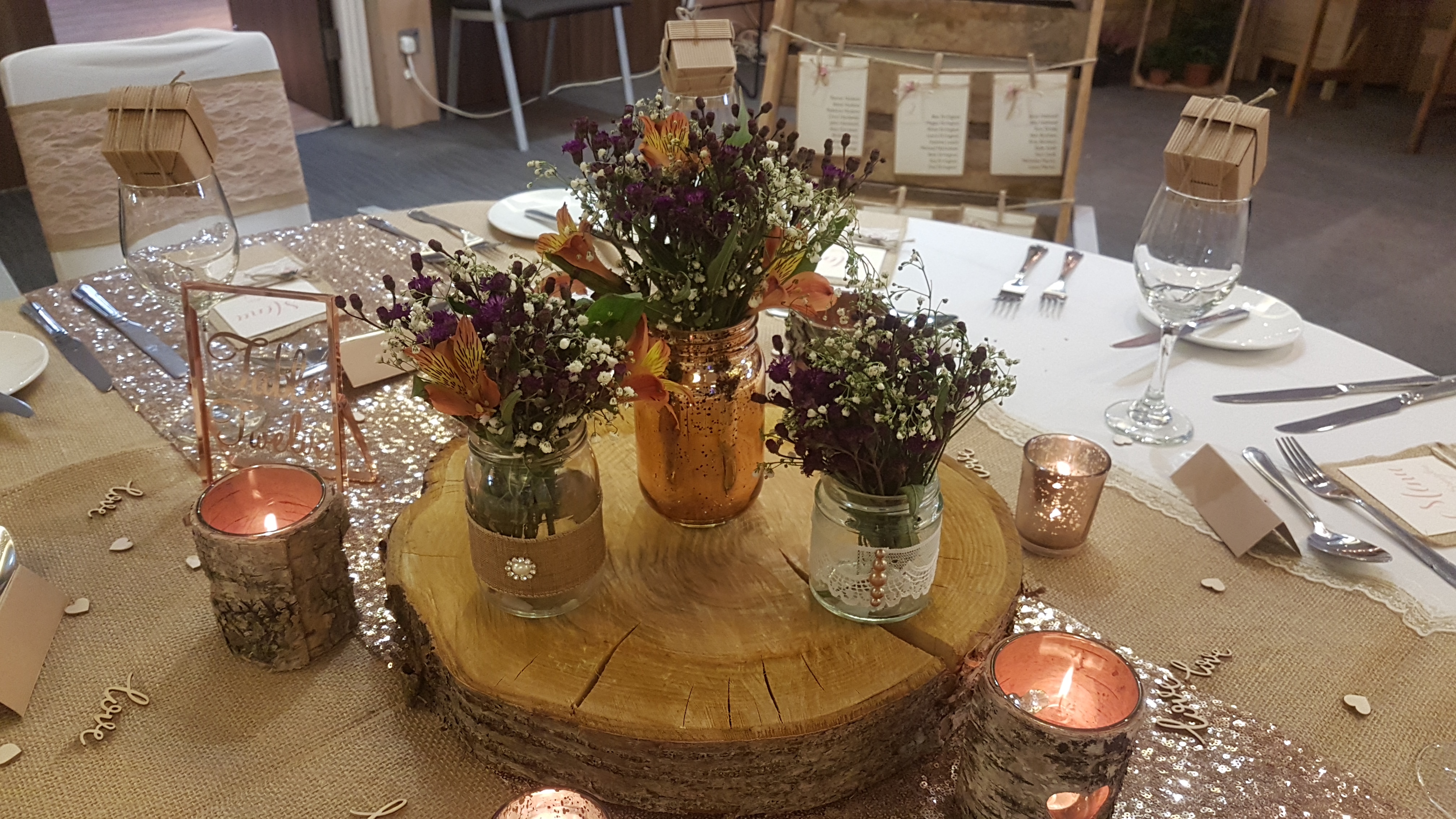 With Fresh Autumn Wildflowers