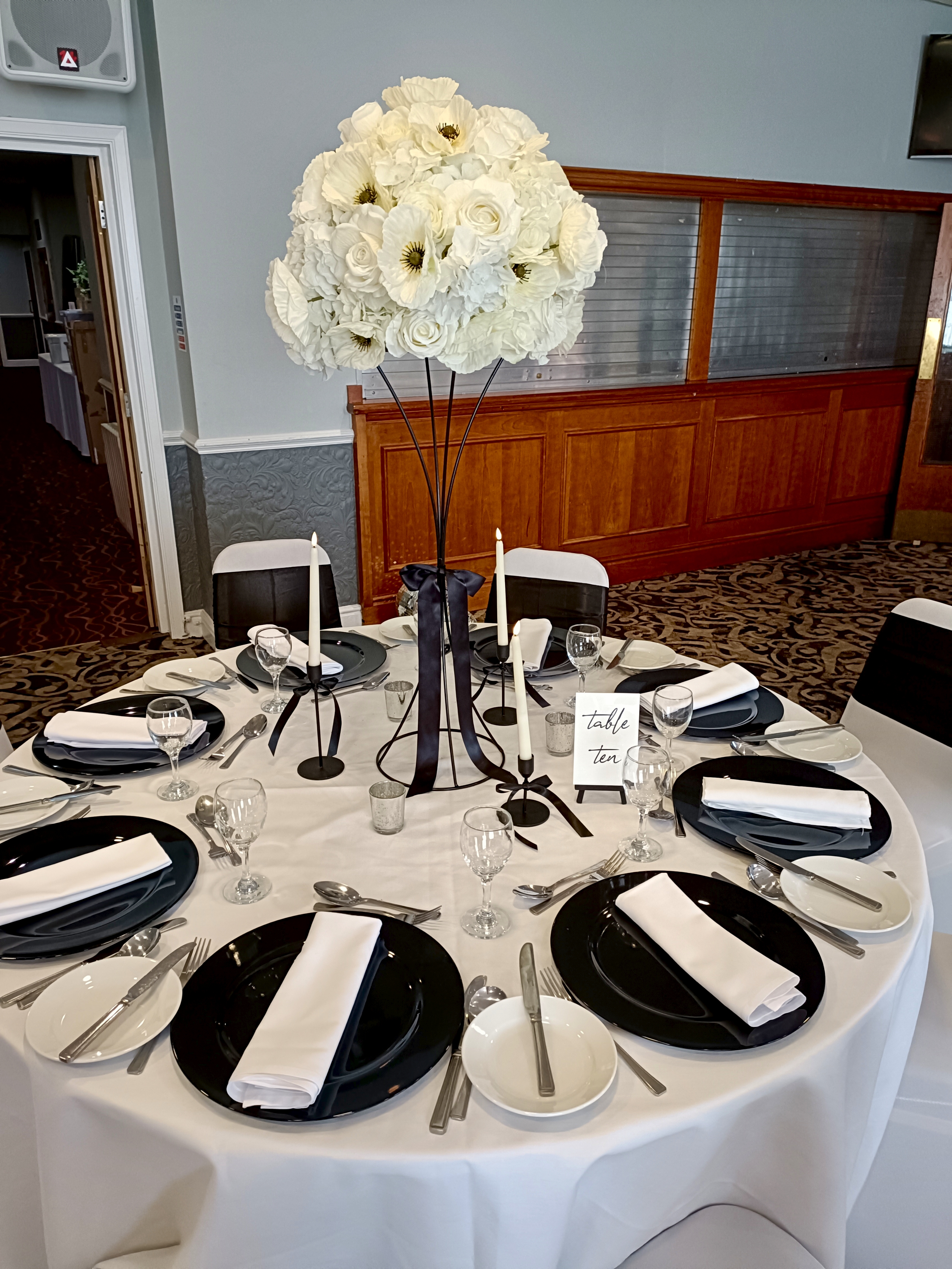 With Artificial Hydrangea, Peony and Anemone Toppers