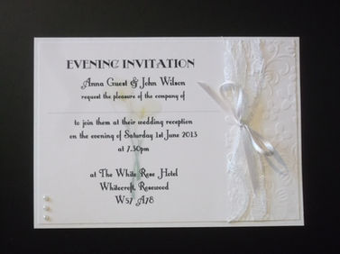 A6 Landscape Double Mounted Postcard Invitation