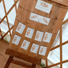 Rust Bloom Table Plan