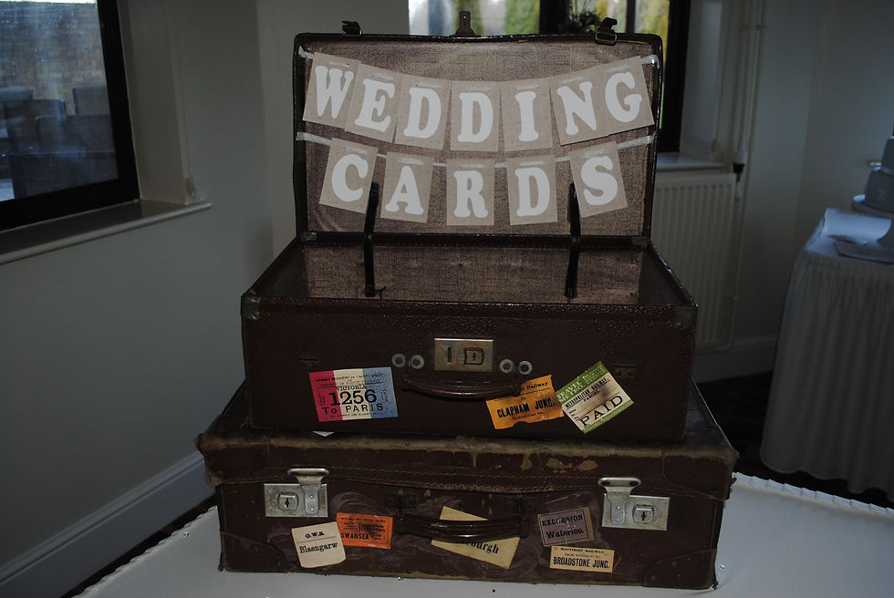 Stacked Suitcase Post Box