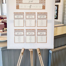 Scalloped Lace Table Plan