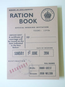 Ration Book Invitation