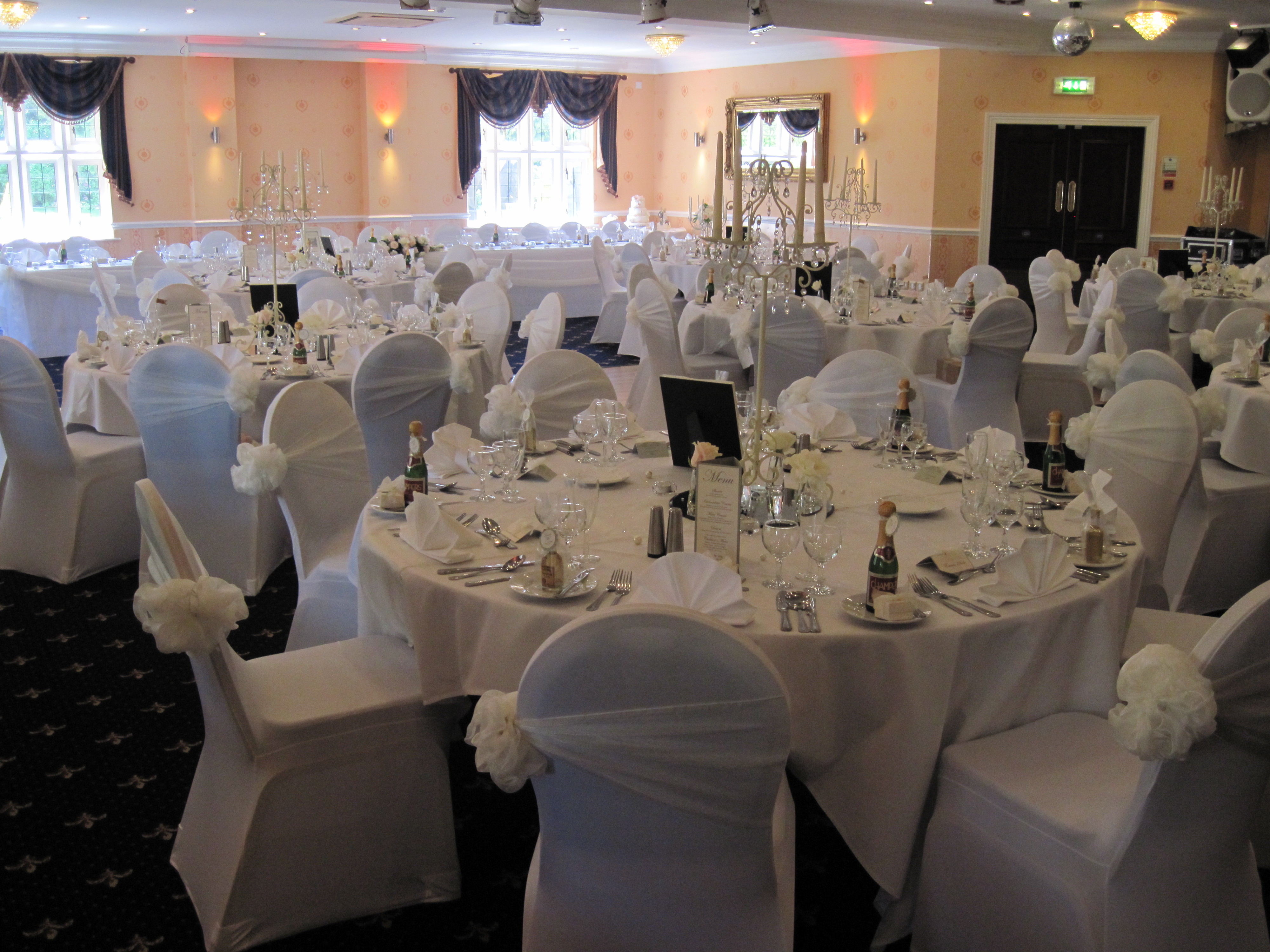 Tall Ivory Candelabra