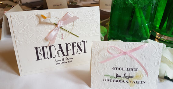 Calla Lily Lace Lotto Name Card