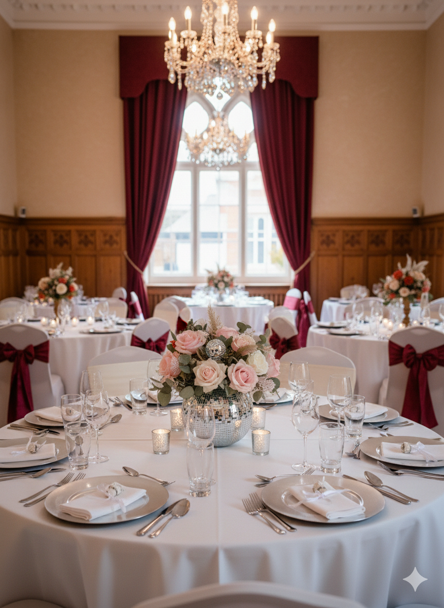 With Fresh Ivory and Pink Florals