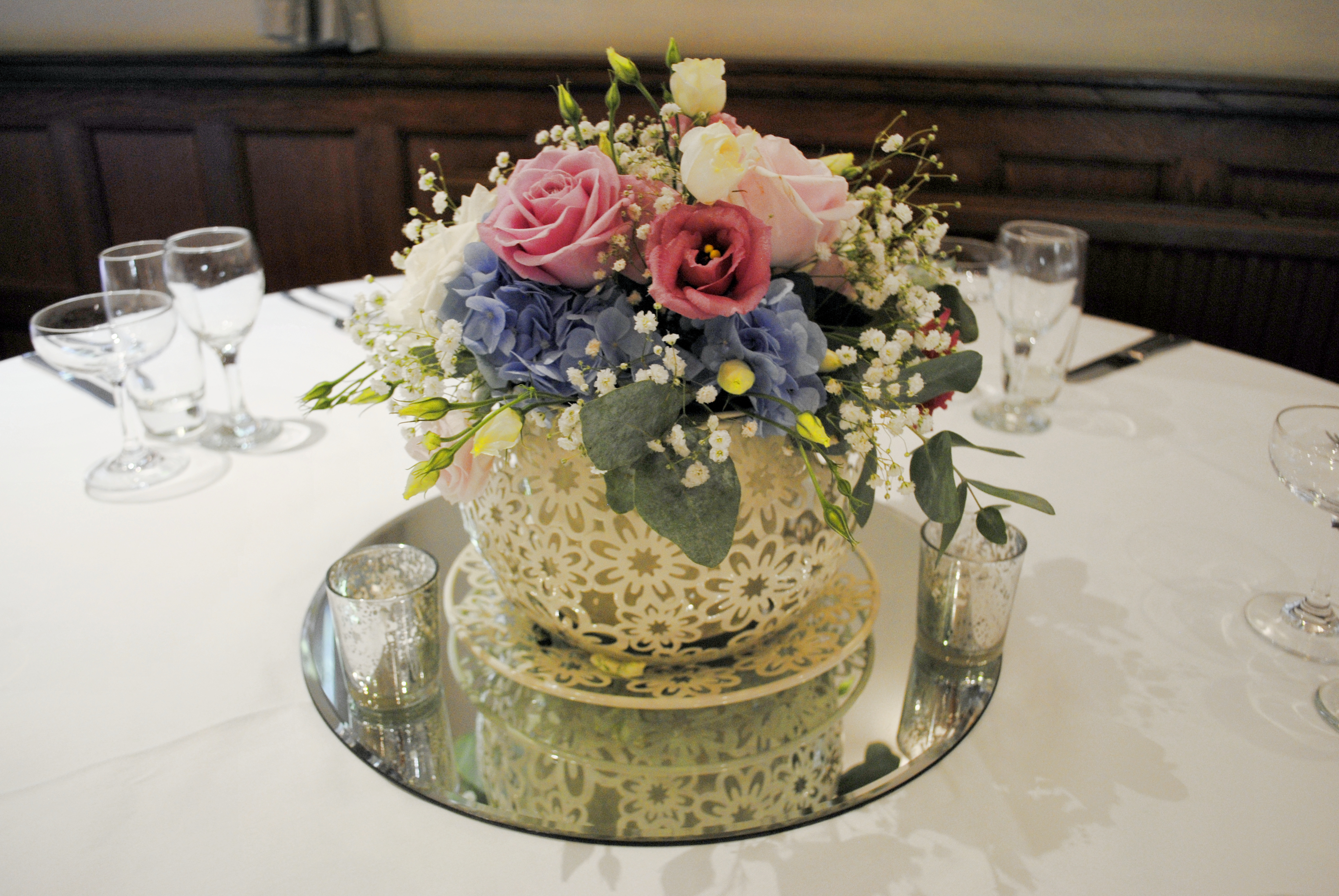 With Fresh Pastel Florals