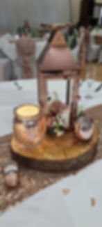 Rose Gold Mixed Trio With Ivory & Blush Rose & Gypsophila