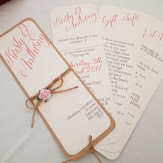 Vintage Paper Fan Invitation