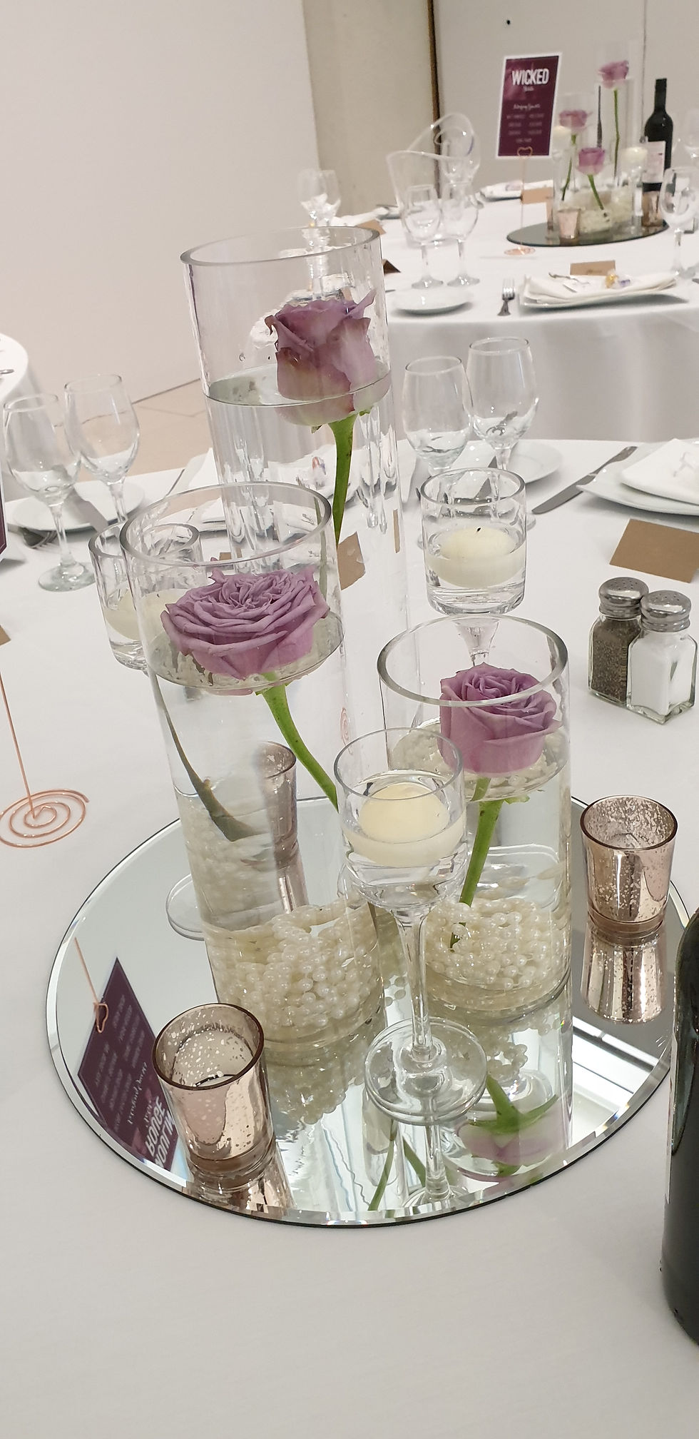 With Fresh Lilac Roses