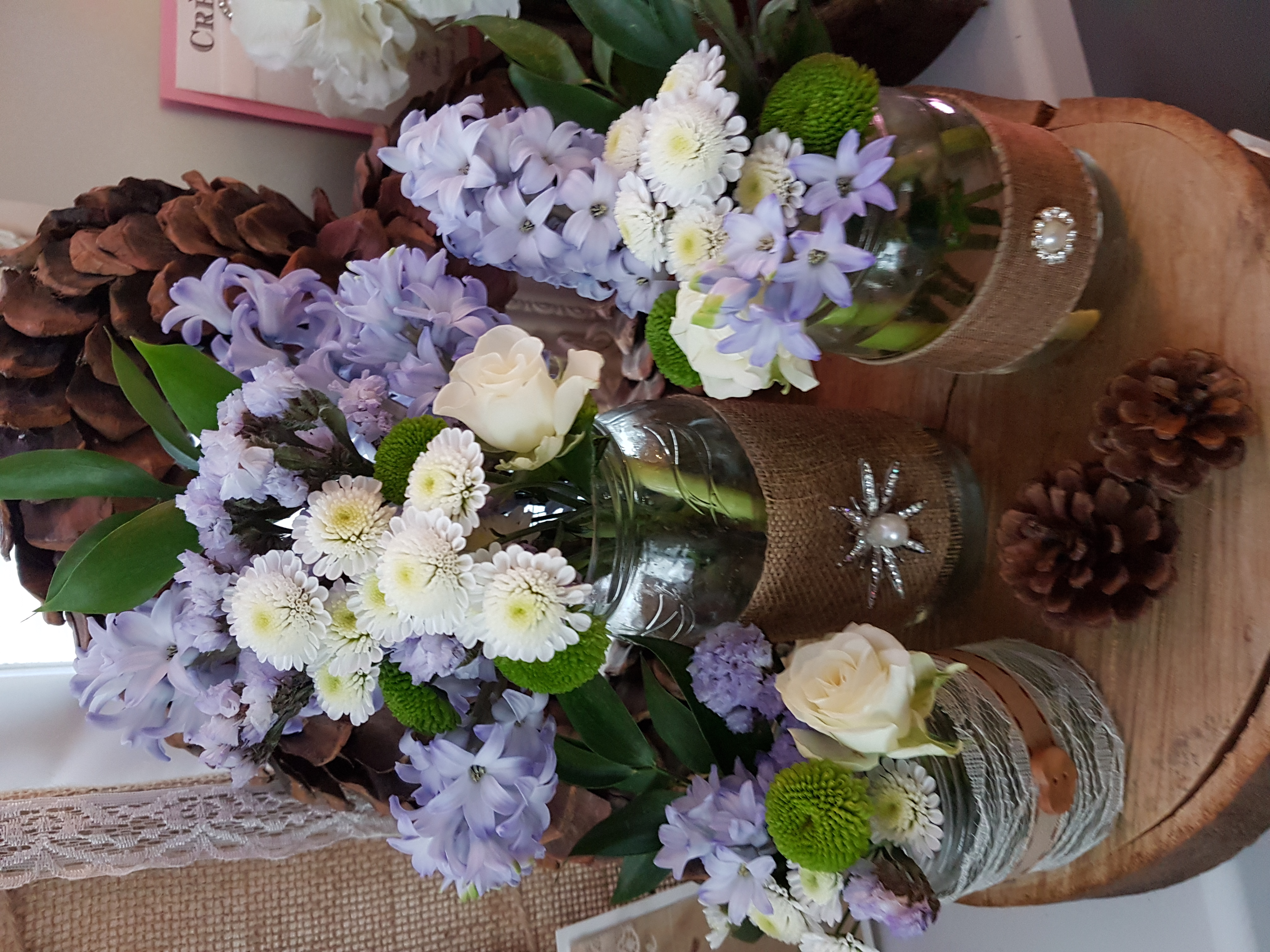Trio of Jam Jars