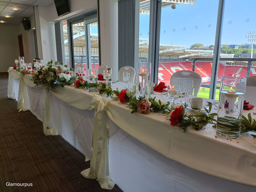 Artificial Cream, Blush & Red Rose Garlands