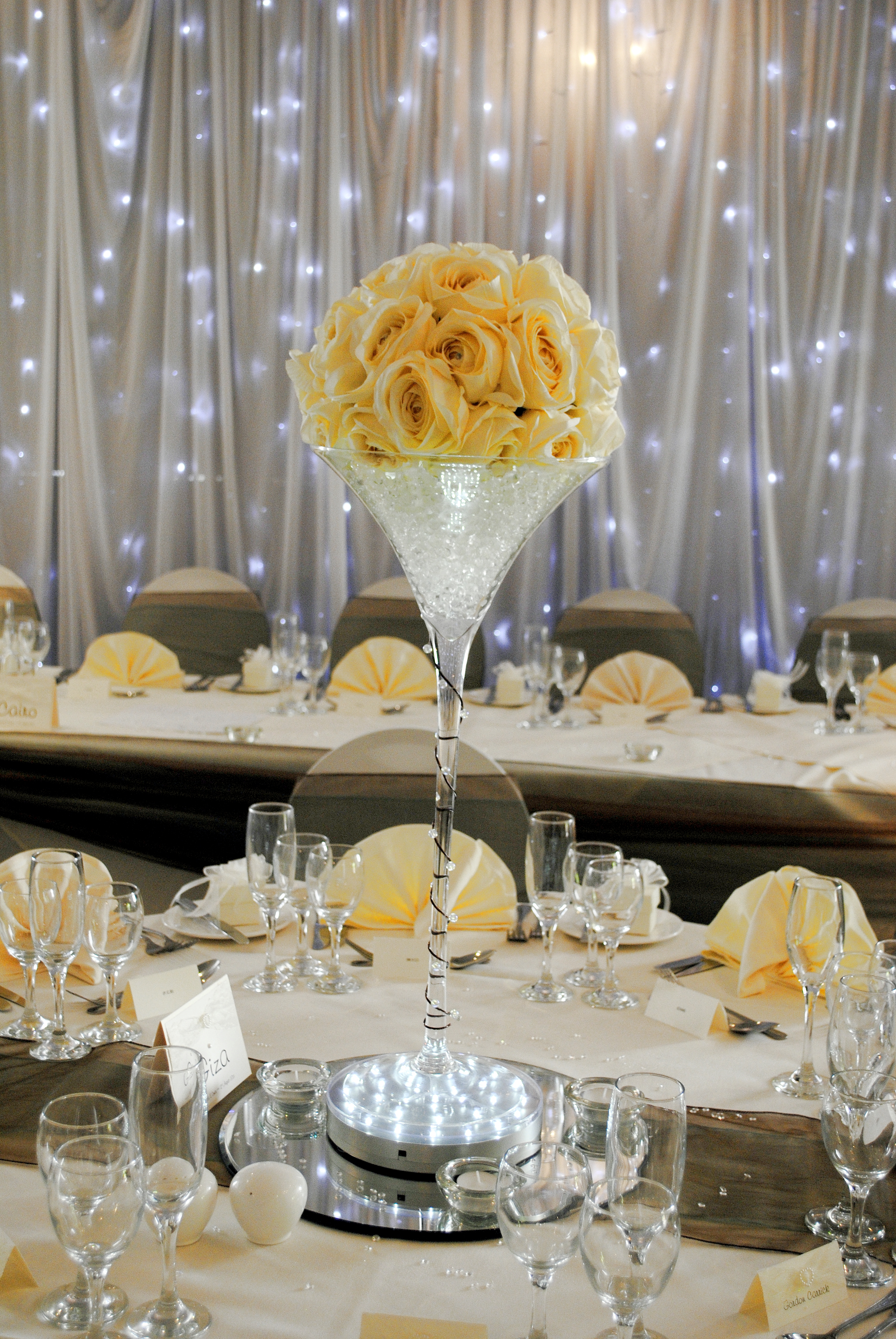 With Cream Rose Dome