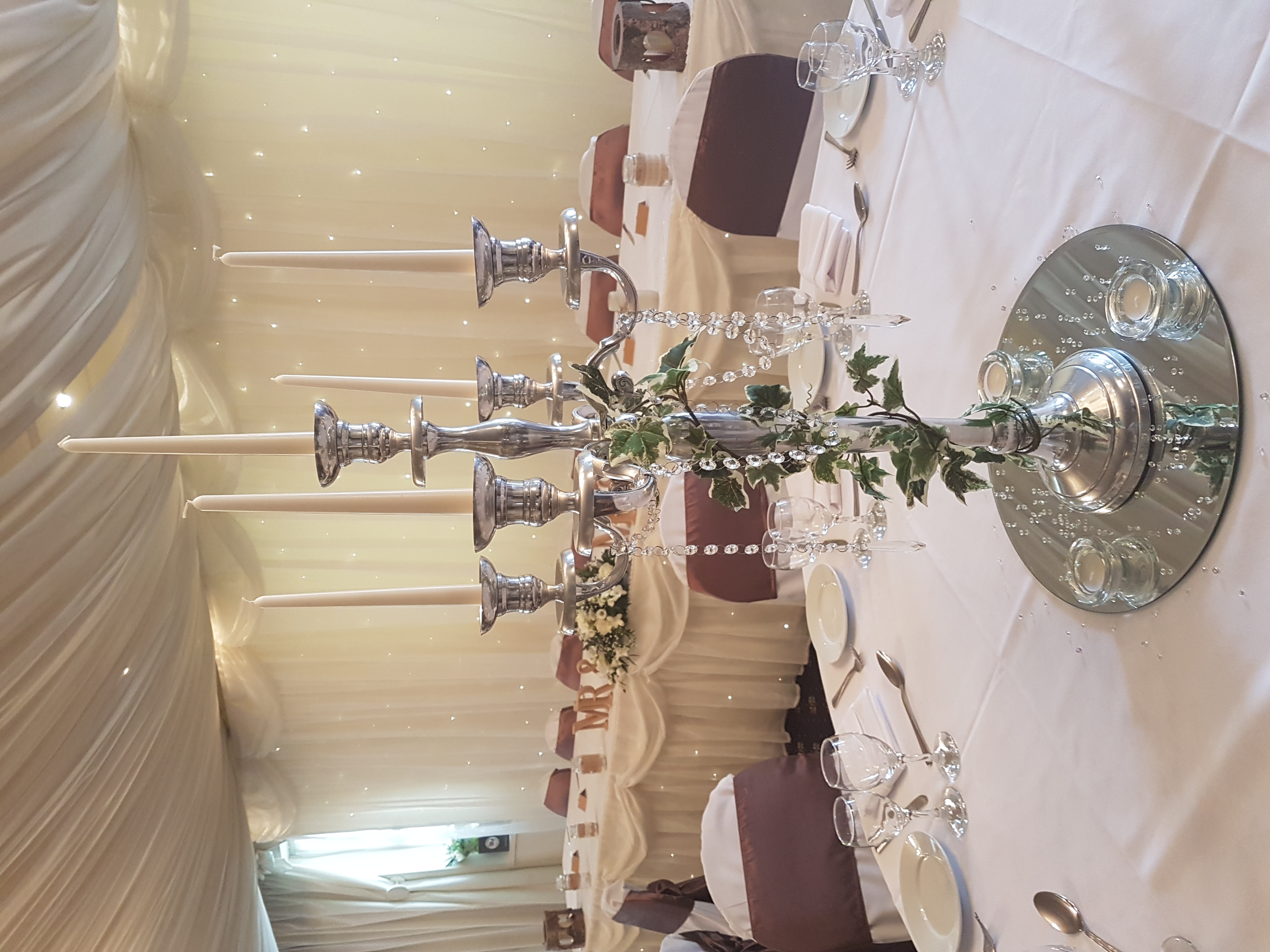 Candelabra with Ivy