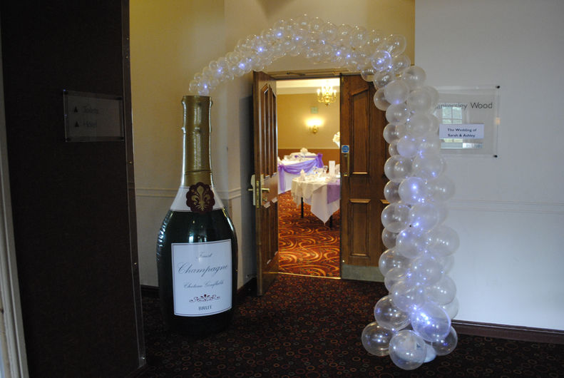 Champagne Balloon Arch