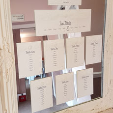 Lovely Lace Table Plan