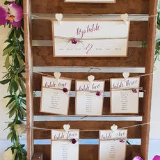 Vintage Paper Table Plan