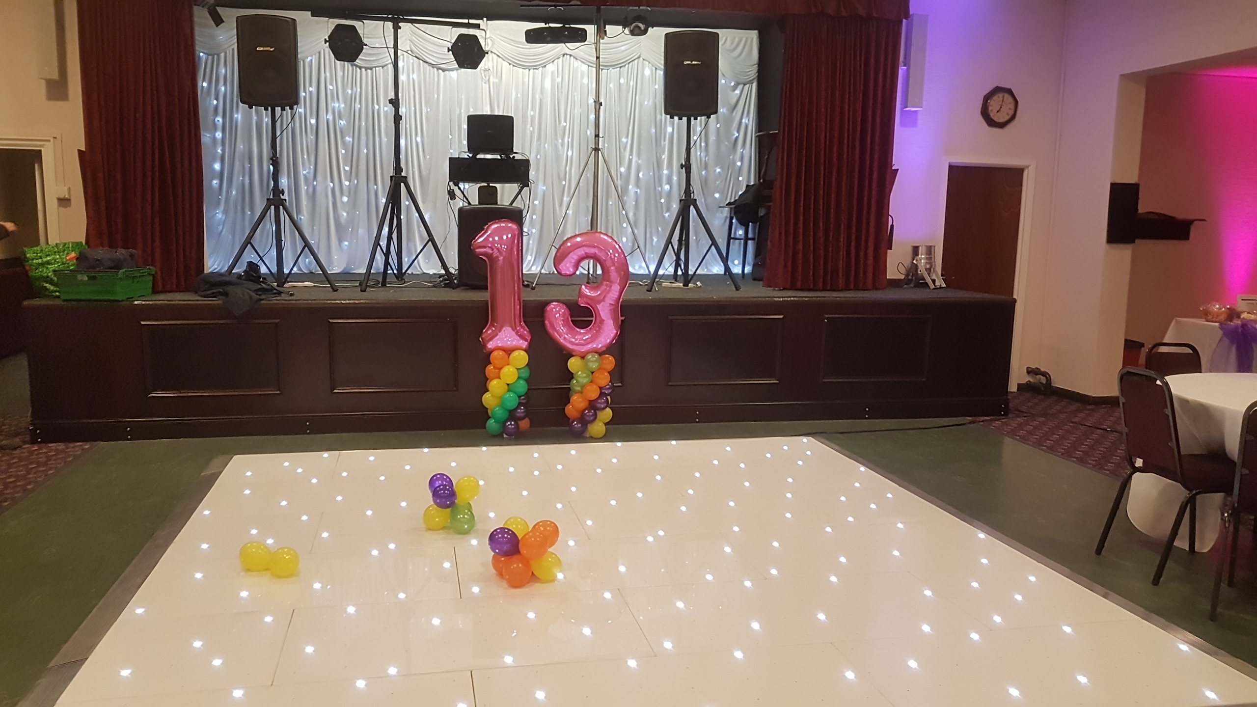 Pink Foil Number Balloon 13