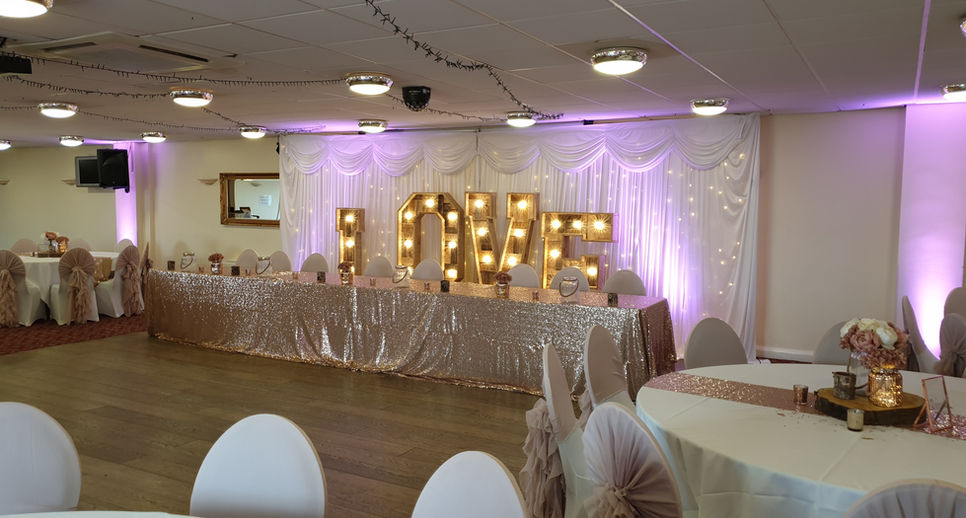 Light Pink Up-lighting