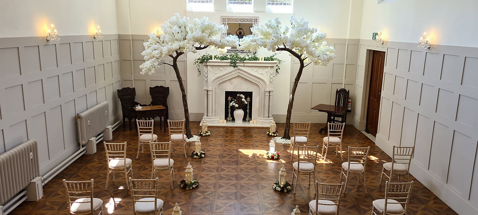 IVORY CANOPY BLOSSOM TREES