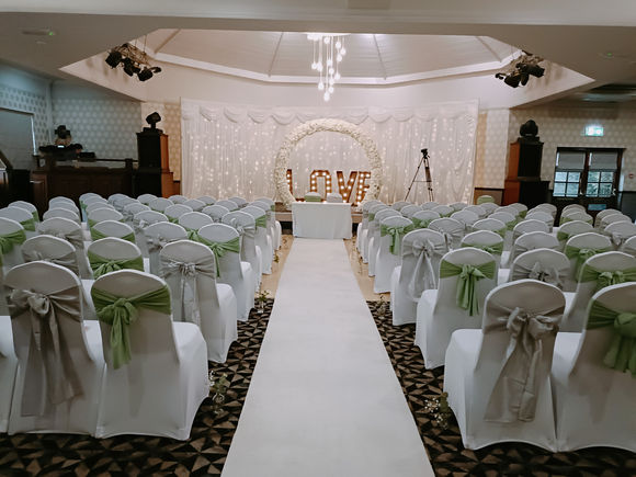 Warm White 9m Twinkle Backdrop