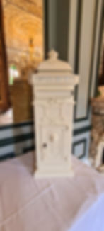 Ornate Tall Lion Post Box