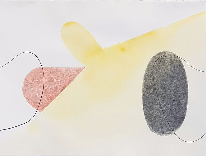 Anie Nheu_Swell, 2025. Mixed media on Arches cold press 300gsm, 56x76cm.jpg