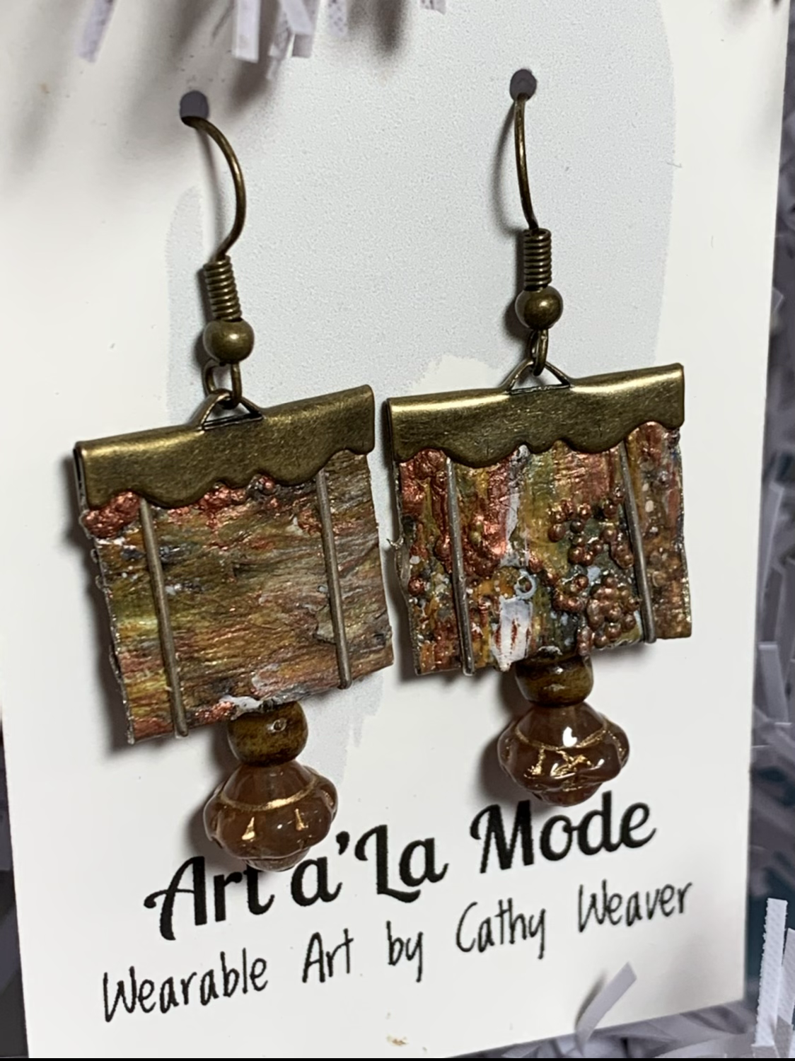 Abstract Art Earrings