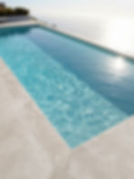 Clean and sparkling swimming pool