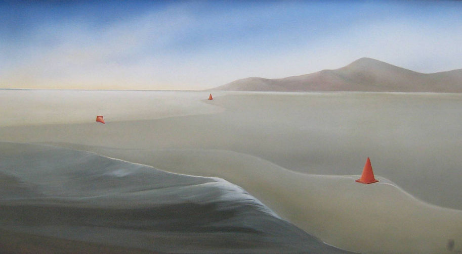 Three Cones By The Sea