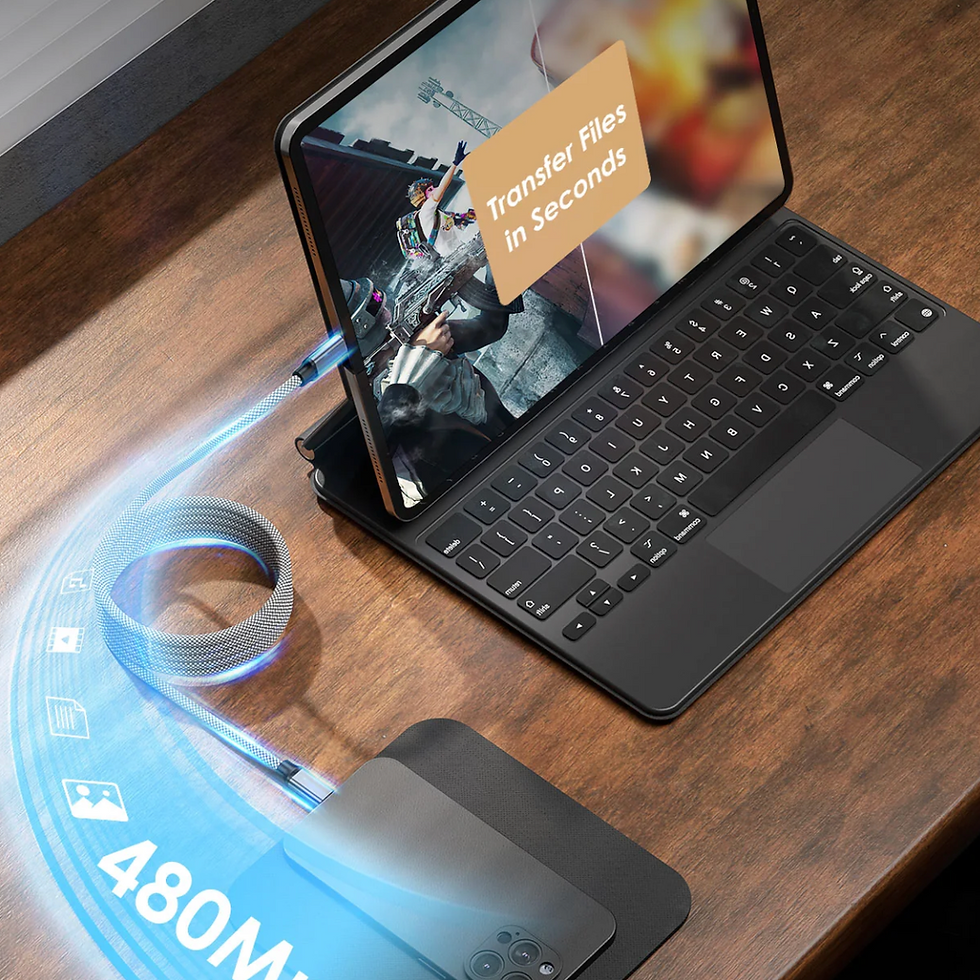 Thumbnail: ScapePhoton 240W Magnetic USB-C Fast Charging Cable