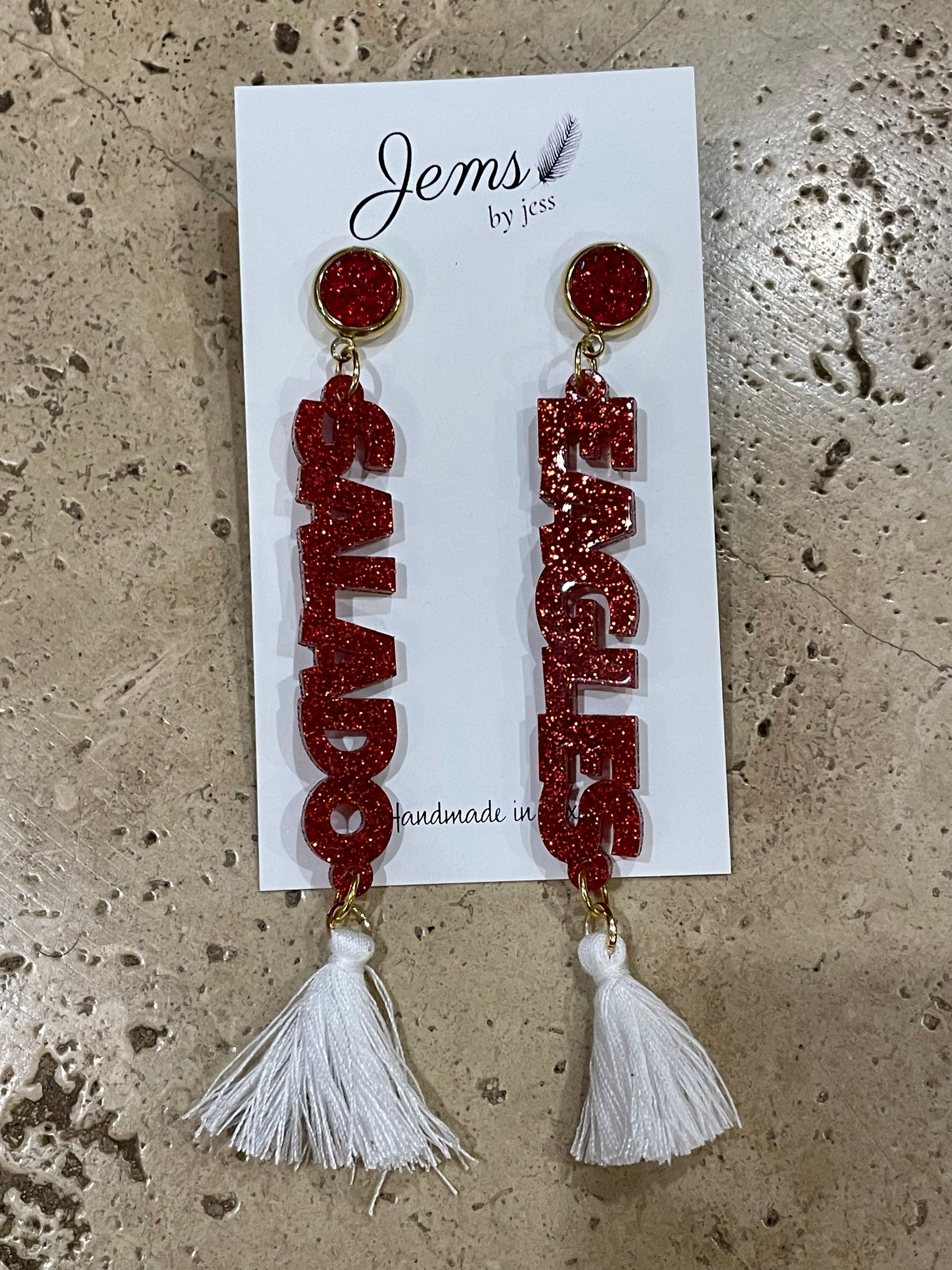 Salado Eagles Mini word w/tassel