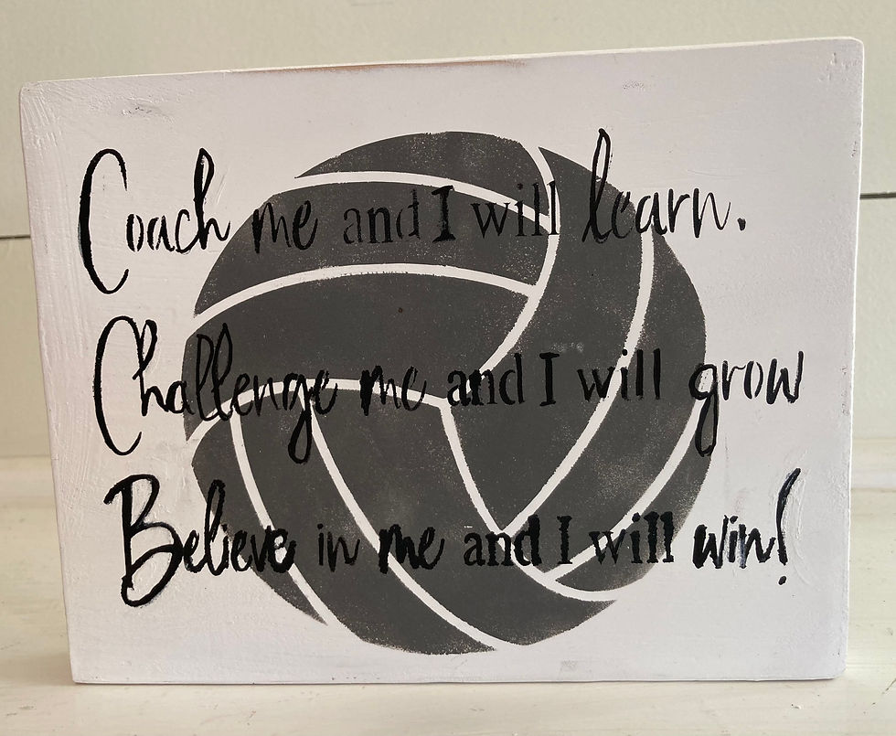 Thumbnail: Inspirational sports sign for athletes