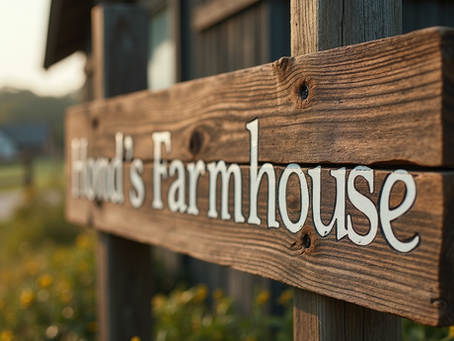 Personalized Farmhouse Sign Ideas: Adding a Personal Touch