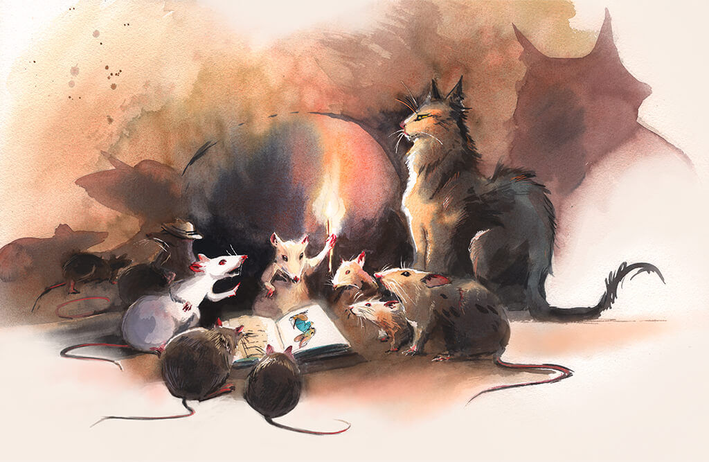 מוריס המדהים הדפס גדול Amazing Maurice large print