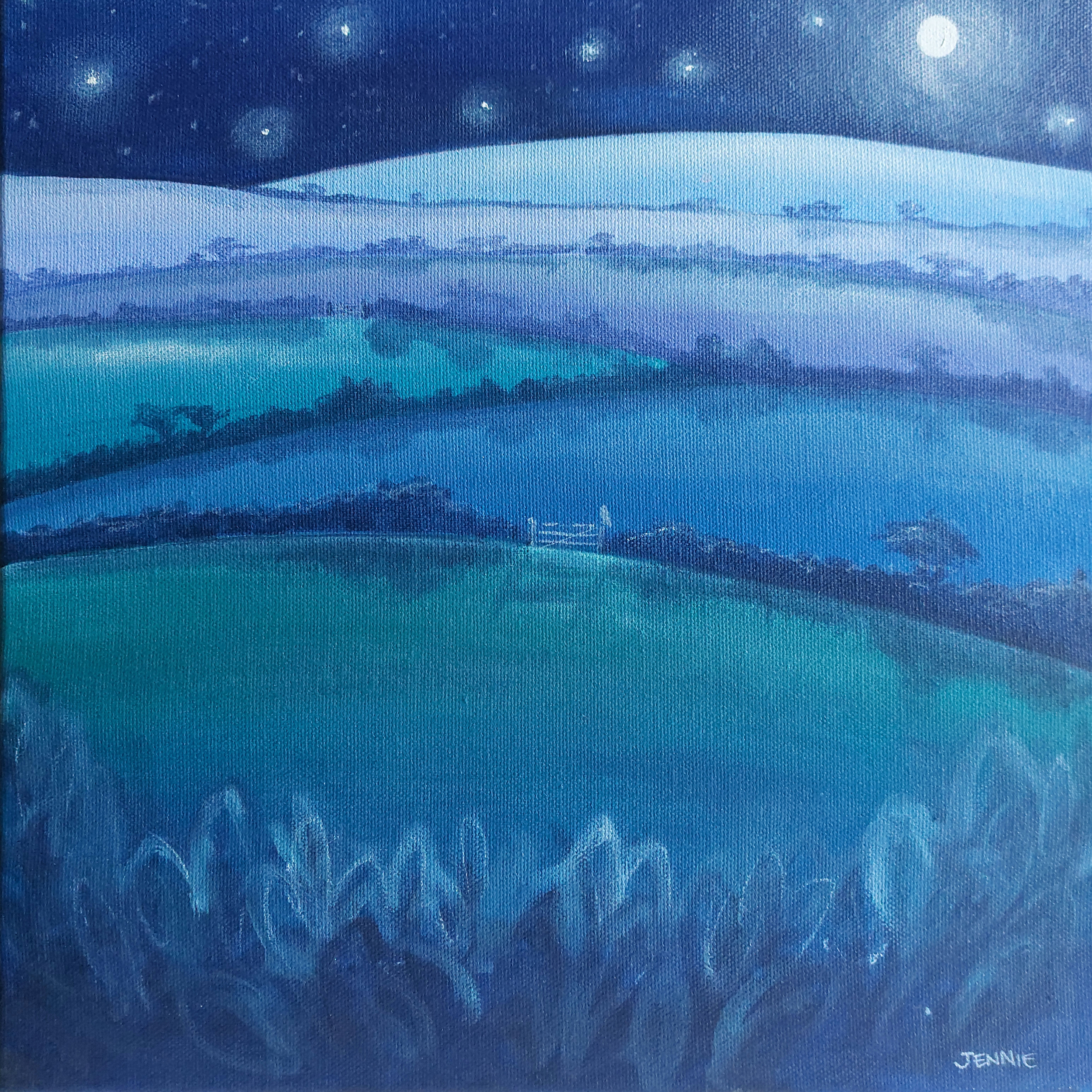 Midnight Fields - Original Painting