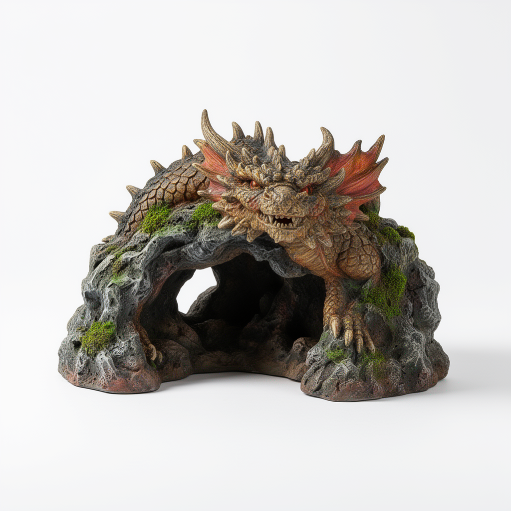 Caverna com aparência de dragão