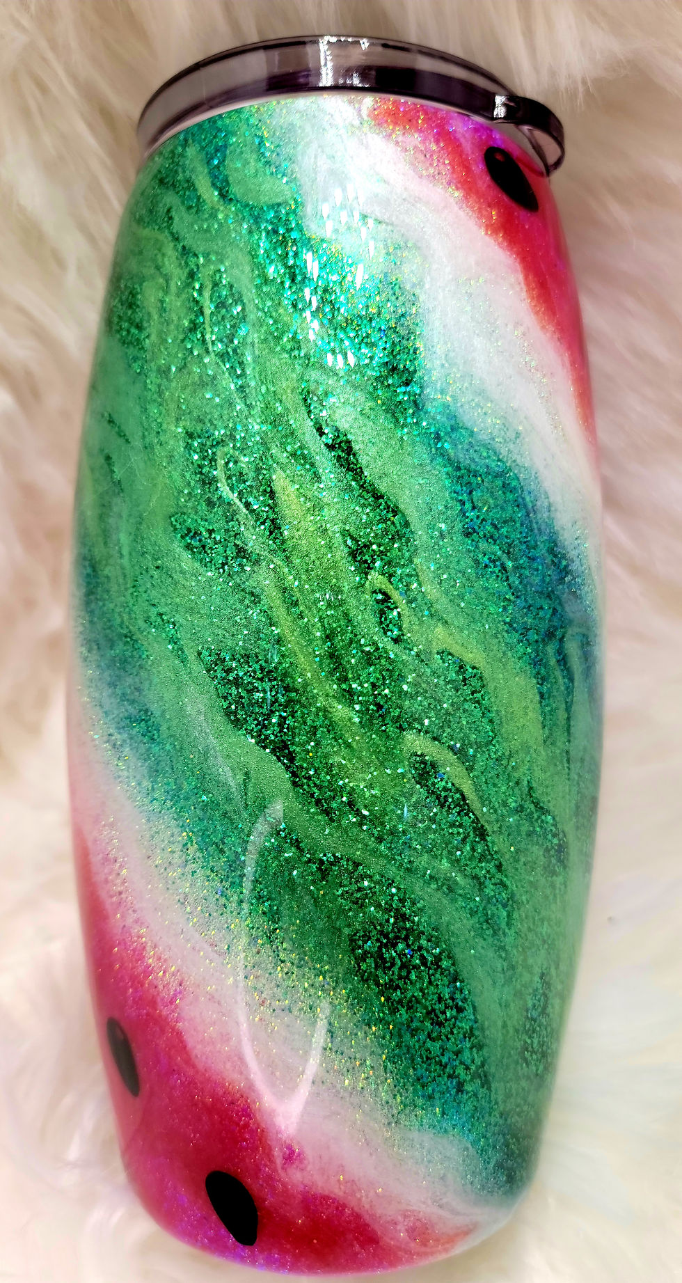 Thumbnail: 25 oz. Watermelon swirl tumbler