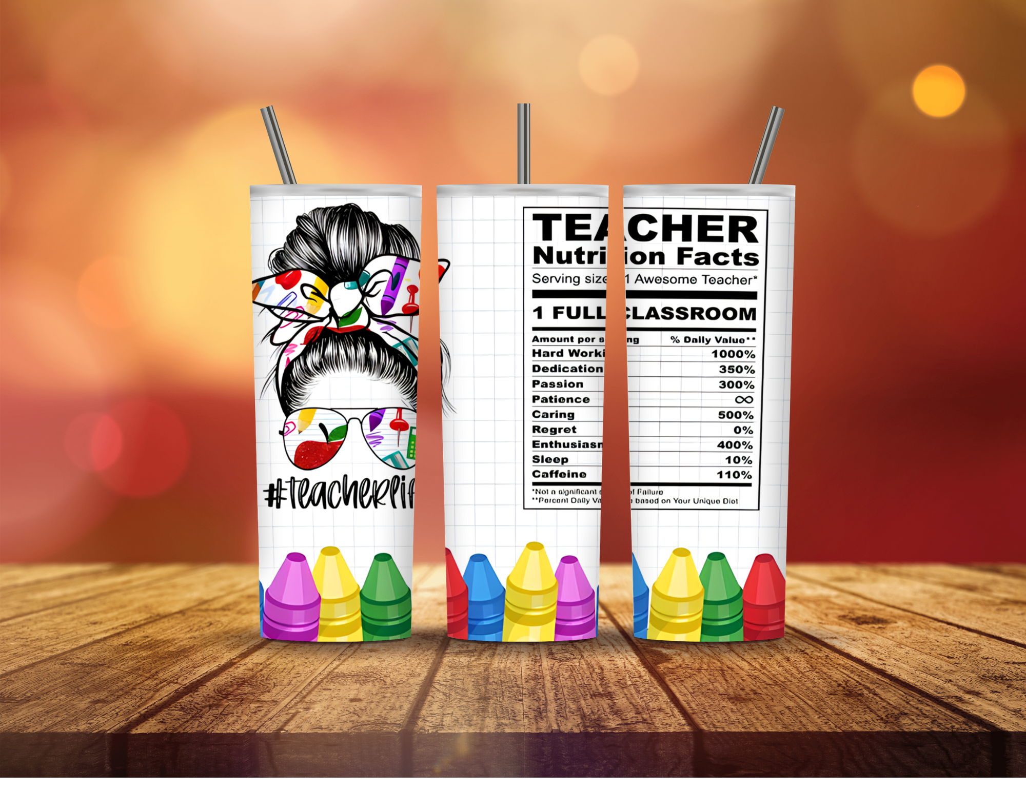 Messy bun-Awesome Teacher